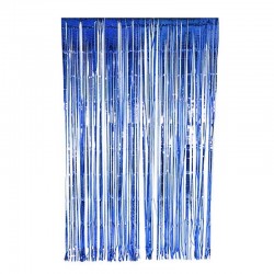 36"x96" Blue Foil Fringe...
